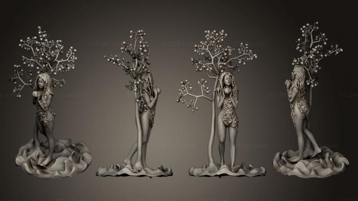 Статуэтки и статуи разные (Дева, STKR_0730) 3D модель для ЧПУ станка